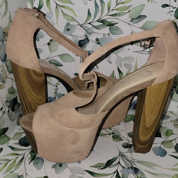 Jessica Simpson Dany Heeled Platform Sandals - Picture 7 of 14